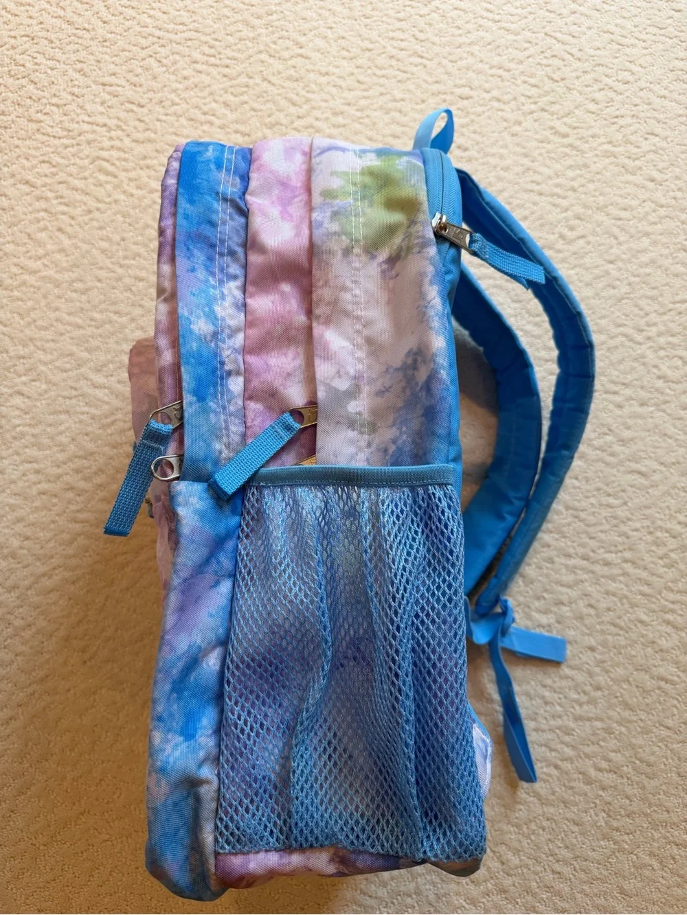 Jansport Tie-Dye Multi Color Kids Backpack - Blue/Purple/Pink